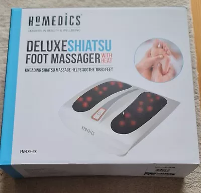 HoMedics Shiatsu Foot Massager With Heat Deep Kneading Deluxe Heated  • £25