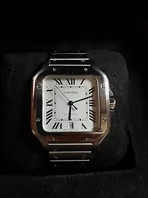 Cartier Santos De Cartier Large - 2022 - WSSA0018 W Ext. 8 Yr Warranty SS Steel • $6299