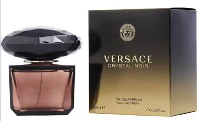 VERSACE CRYSTAL NOIR By Gianni Versace Perfume Women 3.0 Oz Edp NEW IN BOX • $58.40