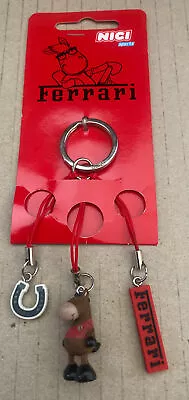 Ferrari Key Ring Chain Kids Cute Horse Charms Official Product Keyring Keychain • $9.95