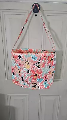 Vera Bradley Lily Coral SUMMER FUN Hobo Shoulder Bag NWT Hawaiian Purse Tote  • $67.88