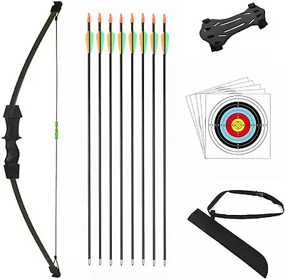 Bow And Arrow Set Children Outdoor Youth Recurve Junior Archery Training For Kid • $42.99