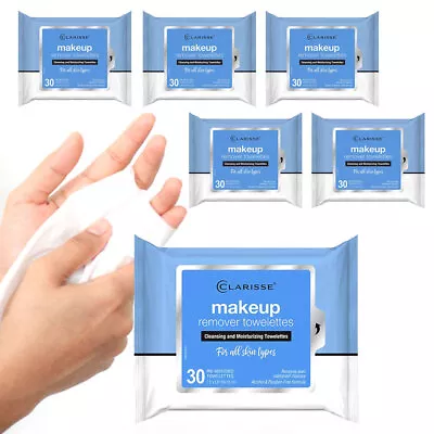 180ct Makeup Remover Facial Cleaning Wipes Cleansing Towelette Clean Moisturize • $18.25