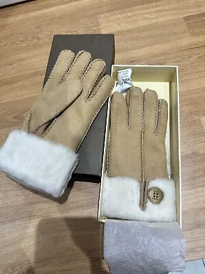 UGG Australia Chestnut Gloves (M) Medium BRAND NEW • £72