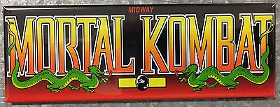 Mortal Kombat Arcade Game Marquee Fridge Magnet • $8.25