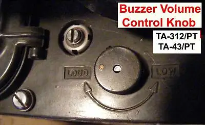 TA-312/PT TA-43/PT TA-312A/PT BZ-23/PT Buzzer Round Control Knob • $12