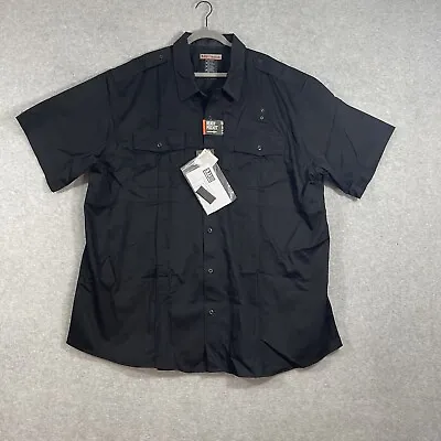 5.11 Tactical Mens PDU B-Class Short Sleeve Shirt Size 4XL Black Uniform • $45.90