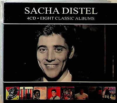 Sacha Distel – Eight Classic Albums 4-CD Set NEW (En Personne/Dance Party Chez) • £5.54