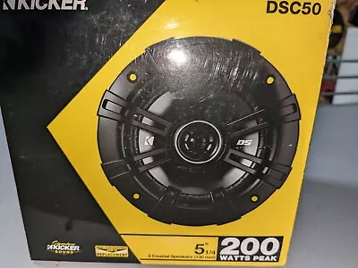 Kicker 43DSC504 DSC50 DS Series 5.25 4-Ohm Coaxial Speaker (Pair) • $55