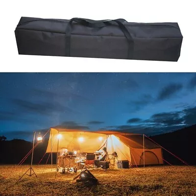 Large Capacity Canopy Pole Bag Canvas Picnic Handbag Tent Storage Bag  Camping • $17.67