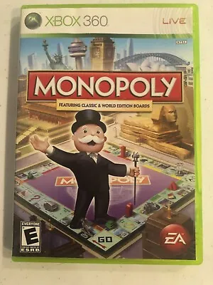 Monopoly Microsoft XBOX 360 Hasbro Video Game With Disc And Manual Pre-Owned • $12.97