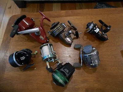 $14.99 • Buy Fishing Reel Lot Of 7 Shakespeare-johnson-ocean City-others Pre-owned