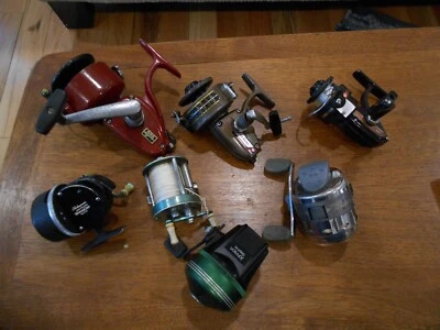 $14.99 • Buy Fishing Reel Lot Of 7 Shakespeare-johnson-ocean City-others Pre-owned