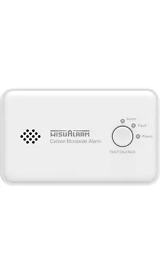 Wisualarm Carbon Monoxide Detector 10 Years Battery Carbon Monoxide Alarm  • £11.95