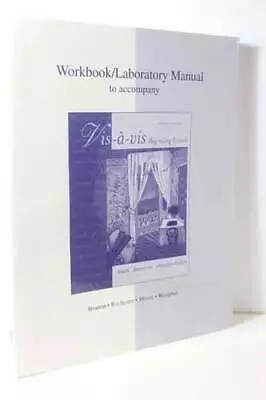 Workbook/Lab Manual To Accompany Vis-a-vis: Beginning French - Paperback - GOOD • $4.18