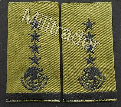 Mexico Mexican Army Secretary Of National Defense Epaulets (G-B) • $9.95