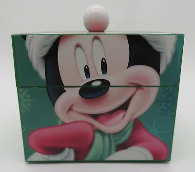 2014 Disney Mr Christmas Mickey Mouse Music Box Plays Jingle Bells • $17.62