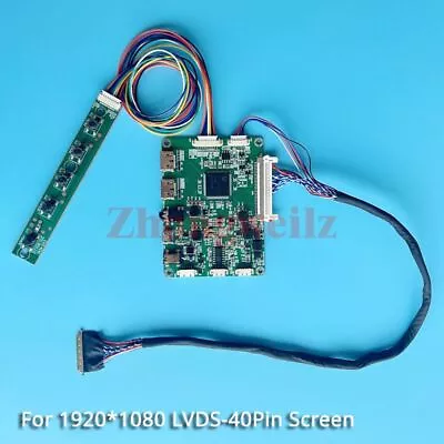 Controller Board For Display 1920*1080 Panel LVDS 40-Pin Mini HDMI 15.6  DIY Kit • $24.35