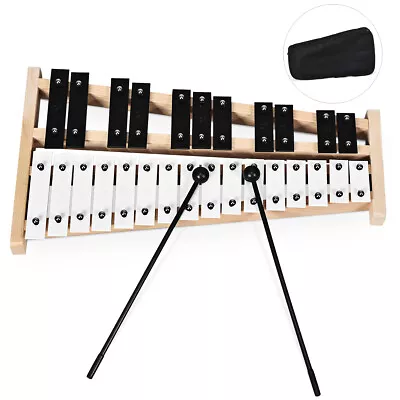 Costway 27 Note Glockenspiel Xylophone Aluminum Music Instrument W/ Bag • $37.99
