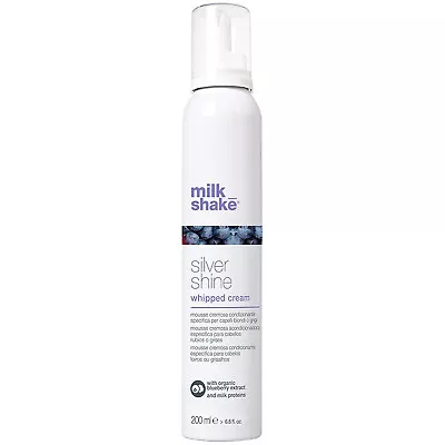 MILK_SHAKE Silver Shine Whipped Hair Cream For Blonde Or Grey Hair 200ml *NEW* • £13.95