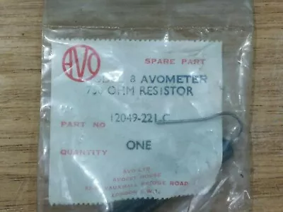 £15 • Buy Genuine Vintage Avo Model 8 Avometer Spare Part 750 Ohm Resistor 12049-221-C *