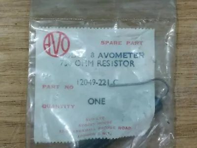 Genuine Vintage Avo Model 8 Avometer Spare Part 750 Ohm Resistor 12049-221-C * • £15