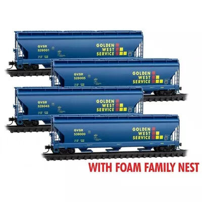 Micro-Trains 99300199 Golden West Service Covered Hopper Set Set N Scale Train • $110.46