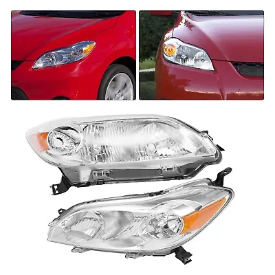 $137.75 • Buy  Headlights For 2009 -2014 Toyota Matrix Wagon Right And Left Clear Lens 2 Pcs