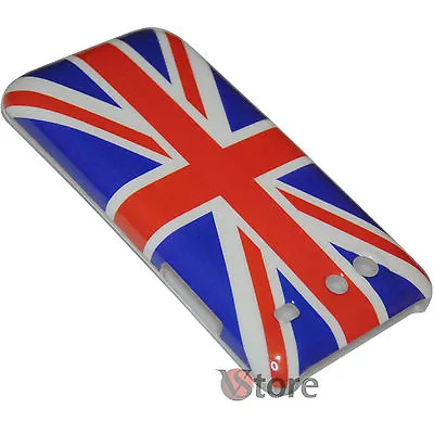 Cover Case For Samsung Galaxy S Advance I9070 English Flag Rigid • £3.36