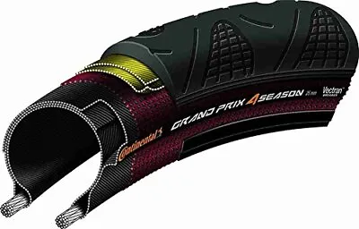 Continental Grand Prix 4-Season Bicycle Tire (700x23 Wire Beaded Black) • $218.27