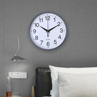 $21.35 • Buy Silent Sweep Nordic Brief Home Bedroom 8inch 20cm Wall Clock Round Quartz Clock
