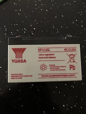 £14 • Buy Yuasa NP126 6V 12 Ah Lead Acid Battery