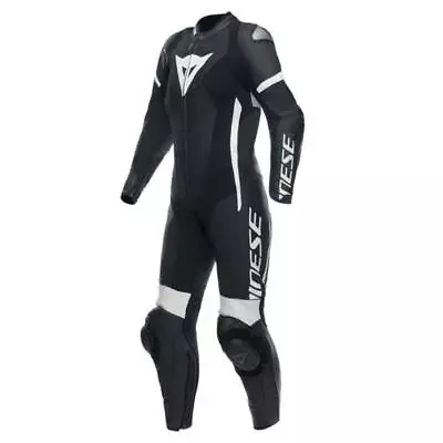 $1151.43 • Buy Dainese Grobnik Lady 1pc Leather Motorcycle Race Racing Suit 948 Black White