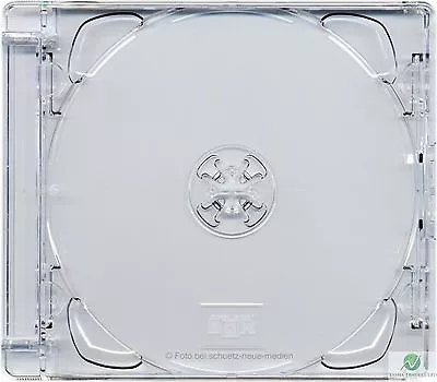 25 X CD Super Jewel Box 10.4mm Double 2 Disc Super Clear Tray Replacement Case • £29.99