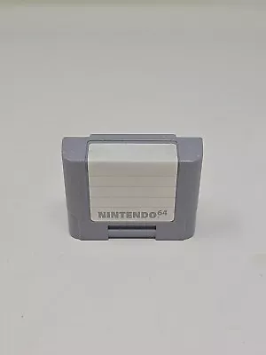 N64 Controller Pak NUS-004 OEM Official Nintendo 64 Memory Card - Tested & Works • $11.39