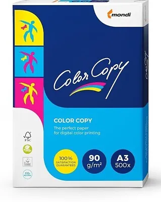 Color Copy A3 Paper 90100120160200250300gsm White Copier Laser Inkjet • £21.99