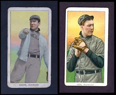 1909 T206 Cleveland Indians Almost Complete Team Set 1.5 - FAIR (15 / 17 Cards) • $1880