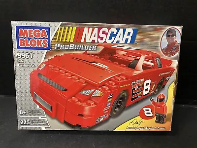 Mega Bloks NASCAR Dale Earnhard Jr 9961 Pro Builder Race Car SEALED Contents • $30