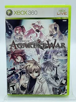$22.49 • Buy Record Of Agarest War Microsoft Xbox 360 Anime RPG Game W/ Manual And Soundtrack