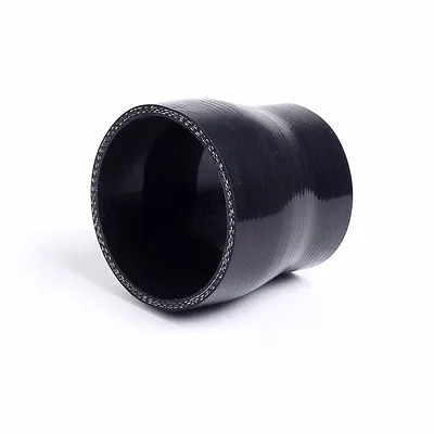 BLACK 2 To 3  REDUCER 3-PLY SILICONE HOSE TURBO/INTAKE/INTERCOOLER PIPE COUPLER • $6.05