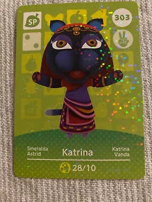 303 KATRINA Animal Crossing Amiibo Card # 303 Authentic ACNH • $1.90