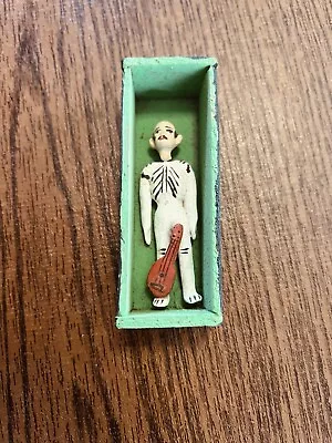 Day Of The Dead Shadow Box Dead Musician In Coffin • $13