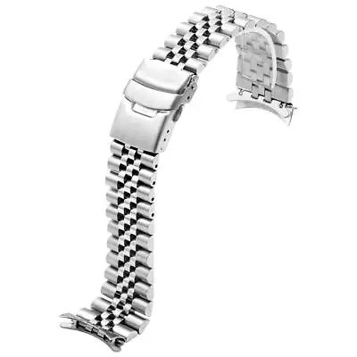 20mm Solid Metal Steel Watch Band For Seiko Alpinist SARB017 Jubilee Bracelet  • $18.99
