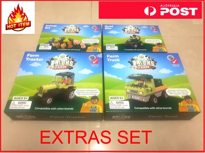 $92.88 • Buy WOOLWORTHS FARM BRICKS Set TRUCK TRACTOR QUAD BIKE ANIMAL BUNDLE POST INCLUDED
