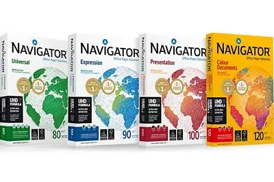 Navigator A3 Printer Paper 8090100120gsm Reams Copier Printer Office Copy • £14.99