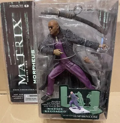 The Matrix Reloaded Series One - Morpheus Action Figure (McFarlane Toys 2003) • $50