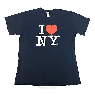 Gildan I Love NY T Shirt Size Large I Love New York Black • $16.99