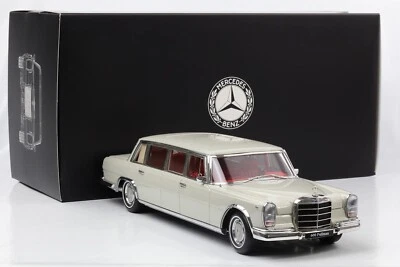 Mercedes 600 W100 Nallinger Coupe 1965 – Miniature CMF 1/18, Résine Noire, Modèle De Collection