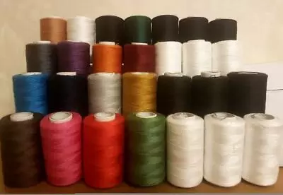 £18.98 • Buy 40 Polyester Machine Art Thread Most Basic Colors For Janome Brother Assorted