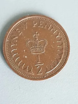 1973 1/2p Half Pence New Penny Coin Old England Britain UK • £1.85